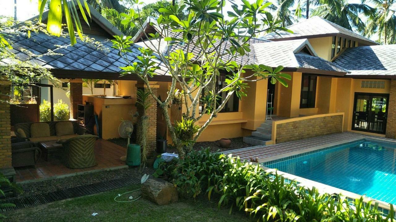 Silent Palm Samui Vila Taling Ngam Beach Exterior foto