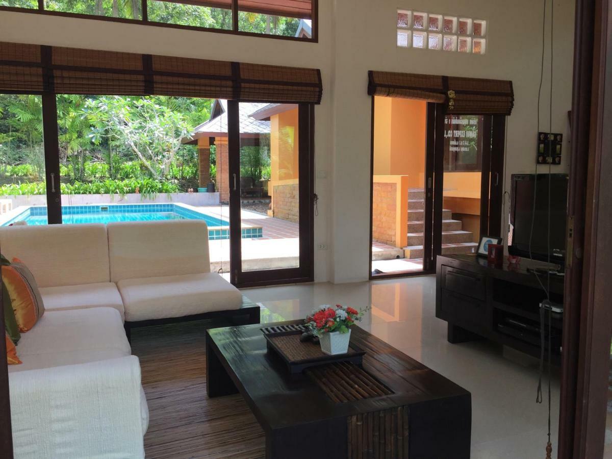 Silent Palm Samui Vila Taling Ngam Beach Exterior foto