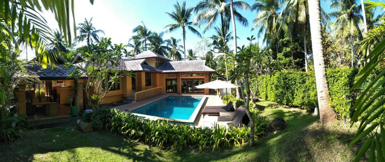 Silent Palm Samui Vila Taling Ngam Beach Exterior foto